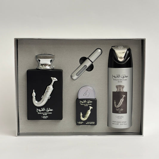 Ishq Al Shuyukh Silver Gift Set
