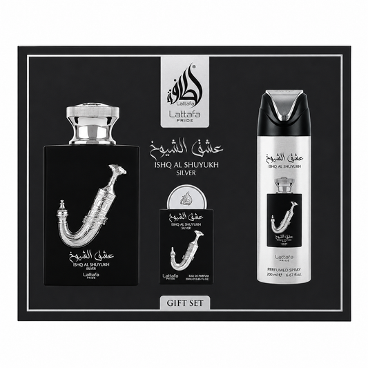 Ishq Al Shuyukh Silver Gift Set